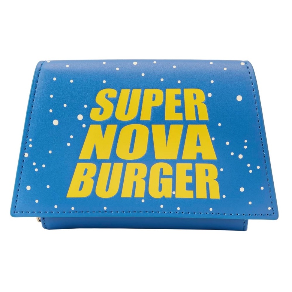 Loungefly Disney Pixar Toy Story Pizza Planet Super Nova Burger Flap Wallet